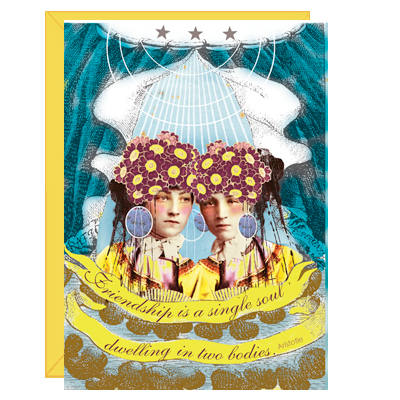 Greeting Card - Twin Souls Greeting Card - Twin Souls